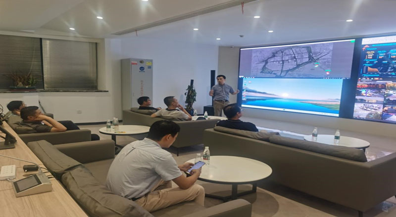 中电网通周忠国副总经理调研盛同公司