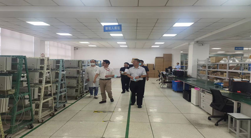 中电网通周忠国副总经理调研盛同公司