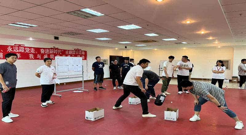 “喜迎二十大、永远跟党走、奋进新时代”主题团日活动暨“铿锵十年 我与盛同共发展”活动