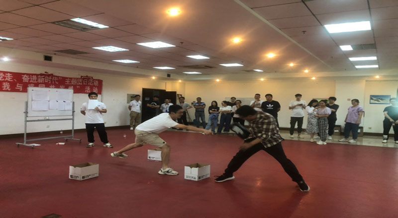 “喜迎二十大、永远跟党走、奋进新时代”主题团日活动暨“铿锵十年 我与盛同共发展”活动