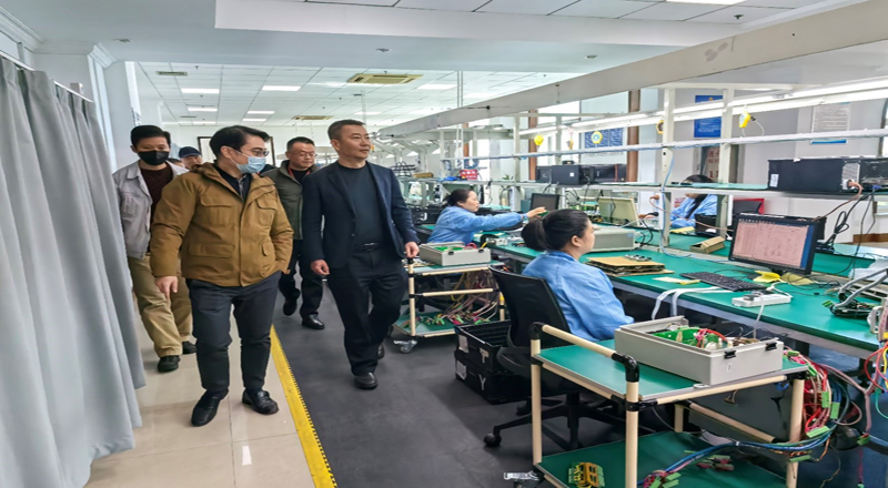 中电网通副总经理调研盛同公司
